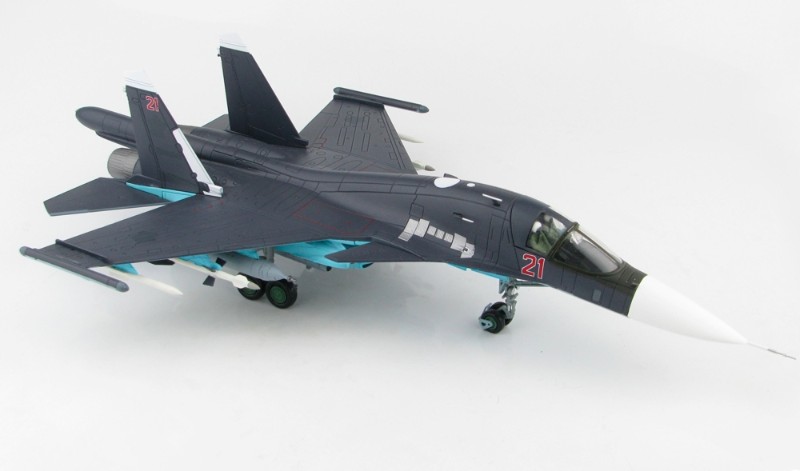 Sukhoi SU34 Fullback Fighter Bomber - Red 21